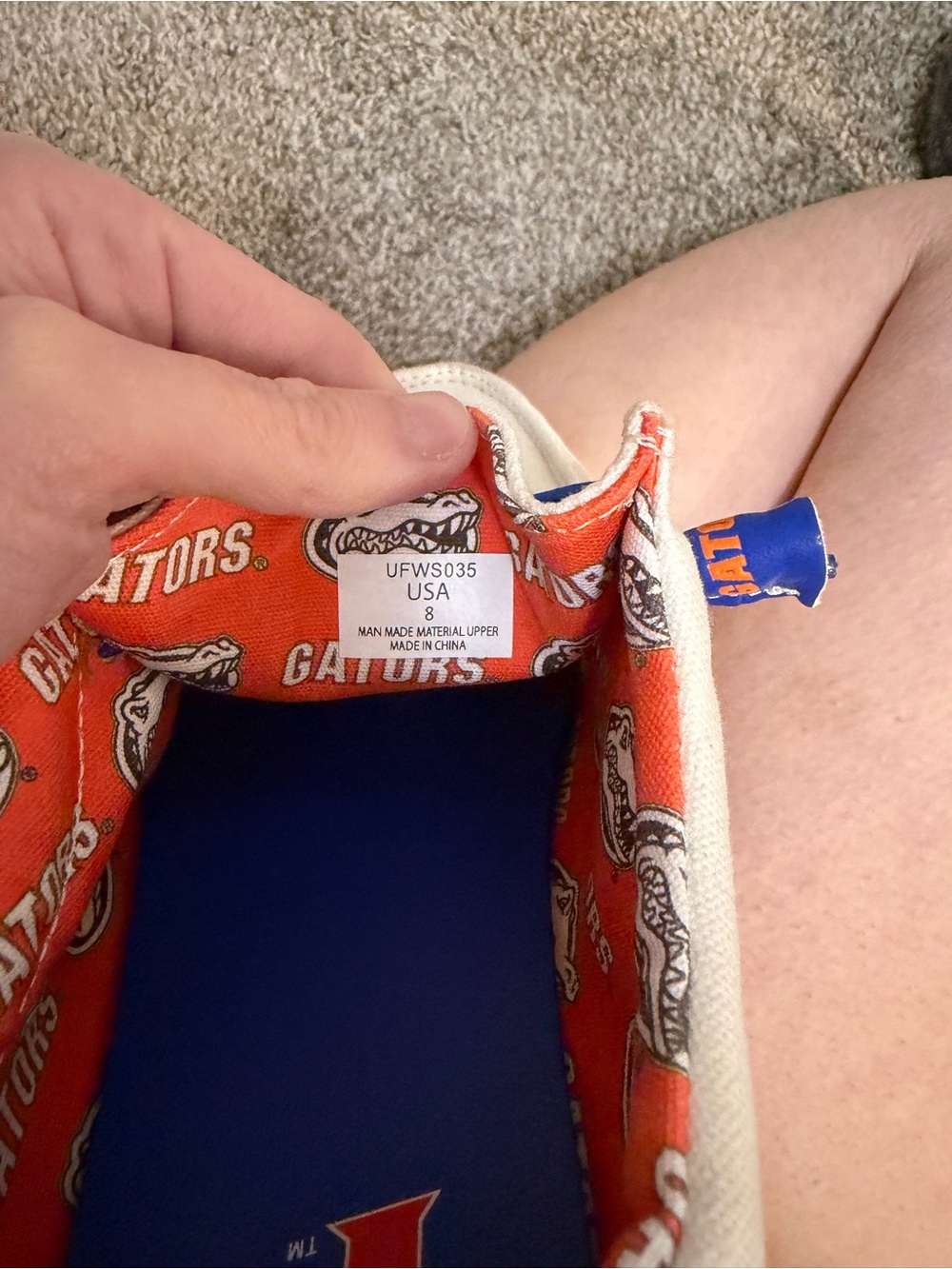 Vaccari Florida Gators Canvas Shoes - Picture 5 of 5